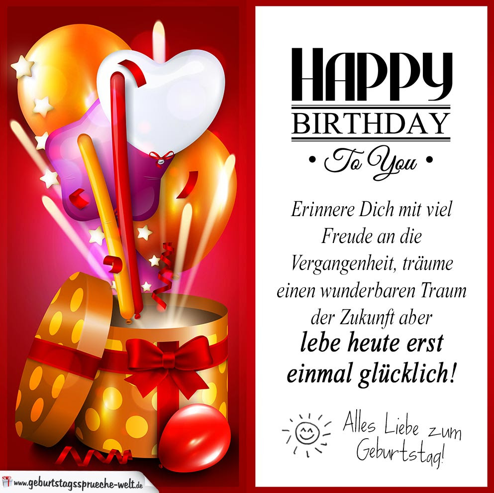 zum geburtstag viel glück auf italienisch