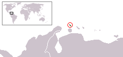 Localização de Aruba