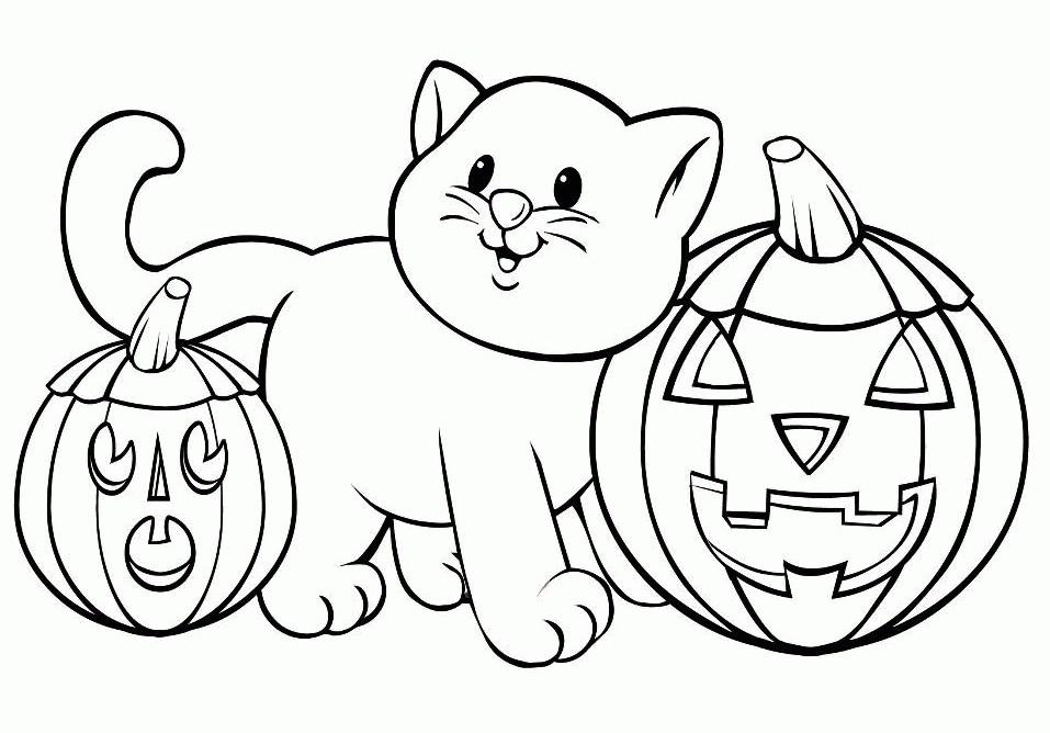 Free Free Printable Halloween Coloring Pages For Preschoolers ...