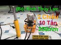 Kích Thuỷ Lực 2 Chiều 20 tấn Hành Trình 250mm TLP HHYG-10250S và Bơm Điện ZCB6-5-AC