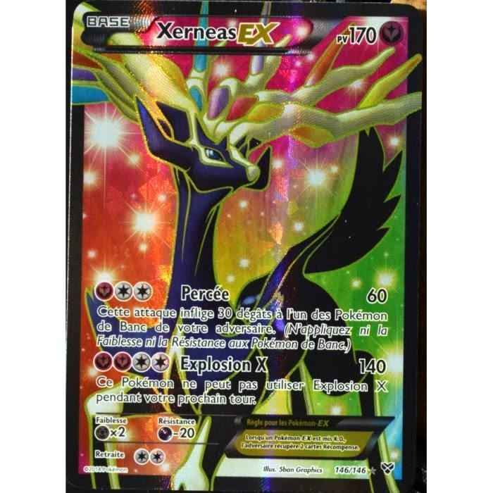 carte Pokémon 146-146 Xerneas-EX 170 PV FULL ART XY ...