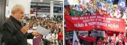 Contra a terceirização: Lula vai ao 1º de Maio