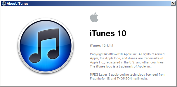Itunes 10.1.1