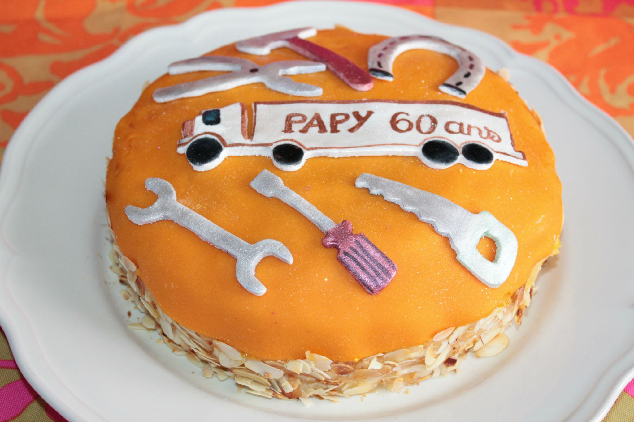 Le Gateau D Anniversaire De Papa Mes P Tits Biscuits Gourmands Et Autres Delices