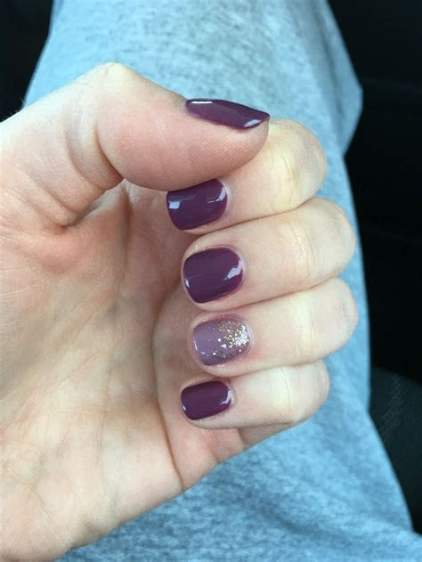 dark purple gel nails  expression nails