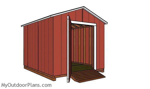 8x10 Cheap Shed Plans - Free PDF Download MyOutdoorPlans 