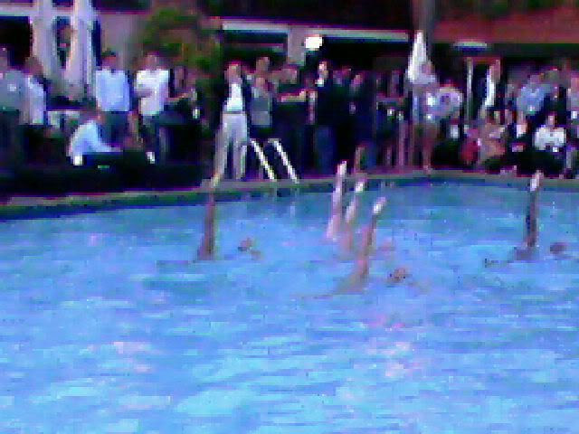 synchronized swimming