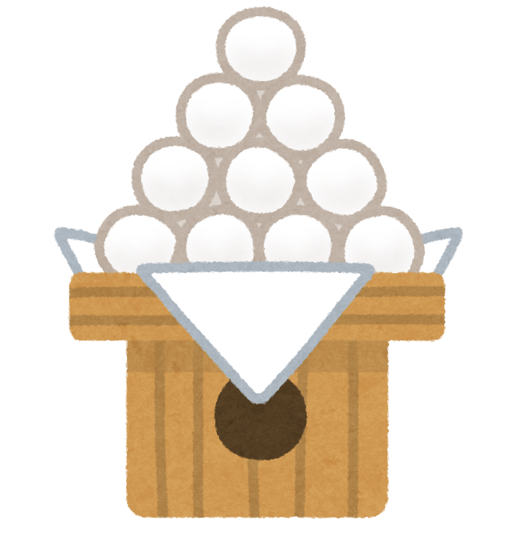 名古屋のお月見団子はしずく型 名古屋市西区の税理士高木良昌 名古屋城近くの事務所です