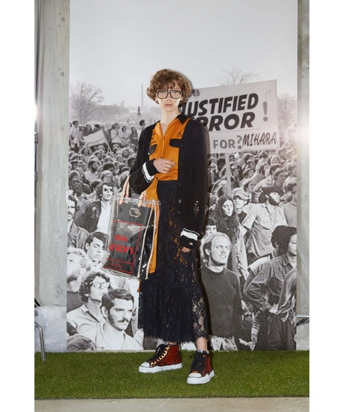 年最新海外 Maison Mihara Yasuhiro レースボーリングシャツドレス Lace Bowling Shirts Dress 最上の品質な