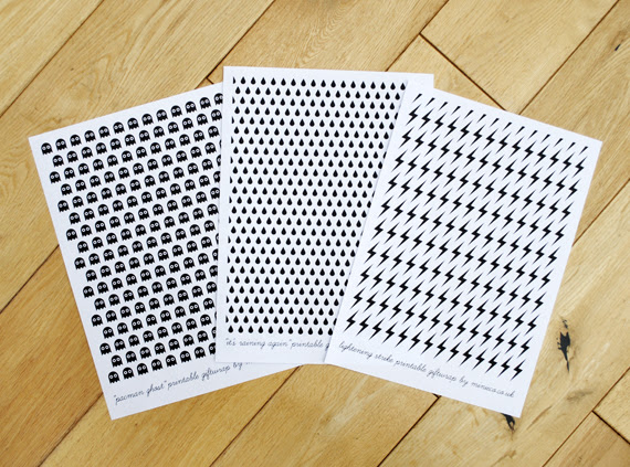 Printable Halloween Giftwrap
