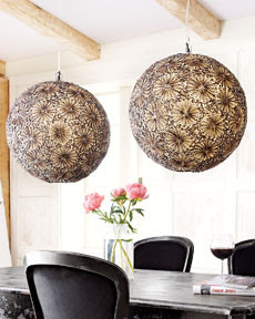 -2BW2 Shell Pendant Lights