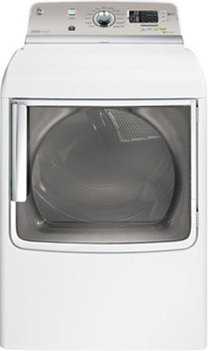 GE GTDS820EDWS 7.8 Cu. Ft. White With Steam Cycle Electric Front Load Dryer