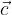 \vec c
