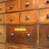 Antique Apothecary Chest / Apothecary chests, which have numerous square pullout drawers, were used in the middle ages in europe and the far east by predecessors of our pharmacists and general practitioners.