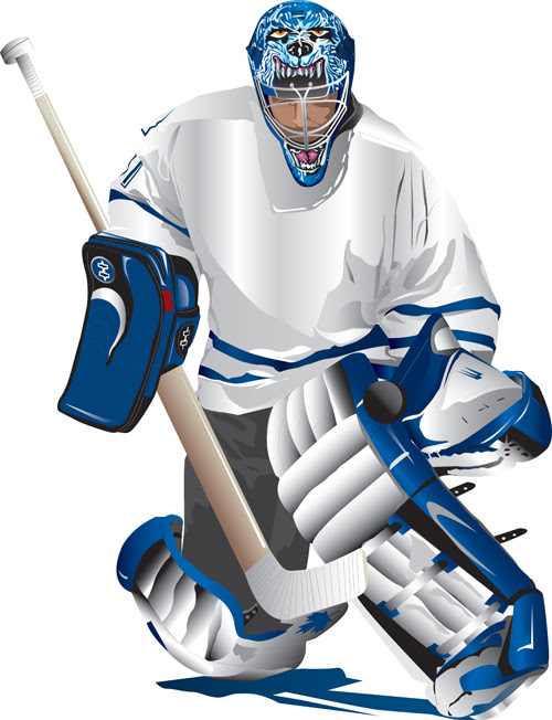 Download Set of Hockey design elements vector 02 - Vector Sport free download