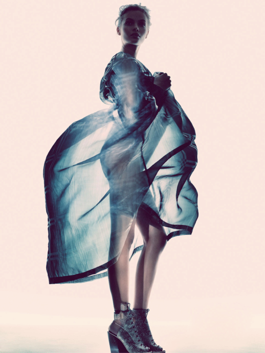 LE FASHION BLOG EDITORIALS SPRING SUMMER SHEER TREND ELLE SWEDEN DRIES VAN NOTEN SHEER PLAID PRINT DRESS TRANSPARENT ACETATE EMBELLISHED ANKLE BOOTS BOOTIES Varljus Moa Aberg By Andreas Sjoden Elle Sweden Summer 2013 Stylist Styled by Lisa Lindqwister Hair Rudi Lewis Makeup Ignacio Alonso 2