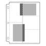 Century-Poly Page, Holds 6- 4" x 6" (25/pk)