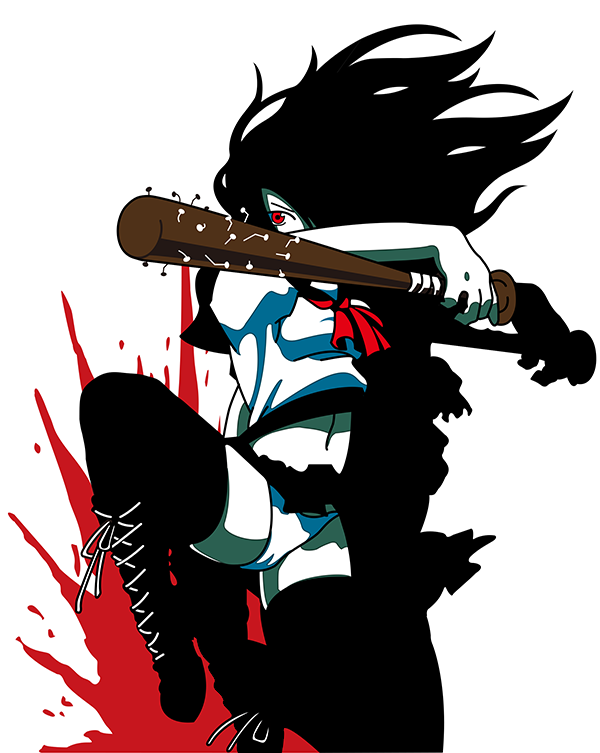 みちくさマシンガン イラスト オリジナル 釘バット Cavalerathunder