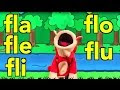 Sílabas fla fle fli flo flu - El Mono Sílabo - Canciones infantiles