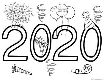 Turn the worksheets into an art project in a fun way! new year bucket list and coloring sheet 2020 2023 tpt