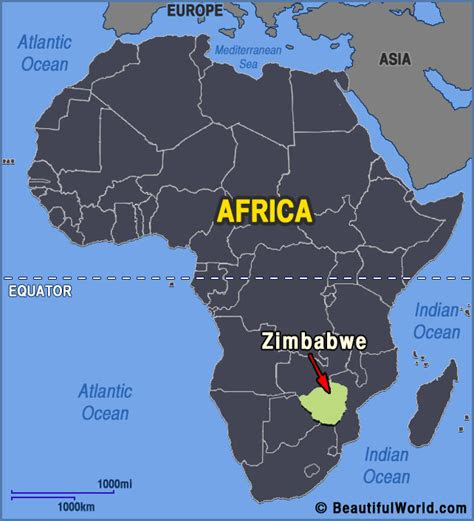 map  zimbabwe facts information beautiful world travel guide