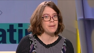 La dirigent de la CUP Eulàlia Reguant a "Els matins", de TV3
