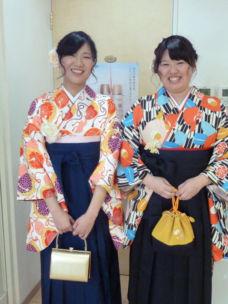 愛媛県松山市の大学卒業式 スズラン美容室