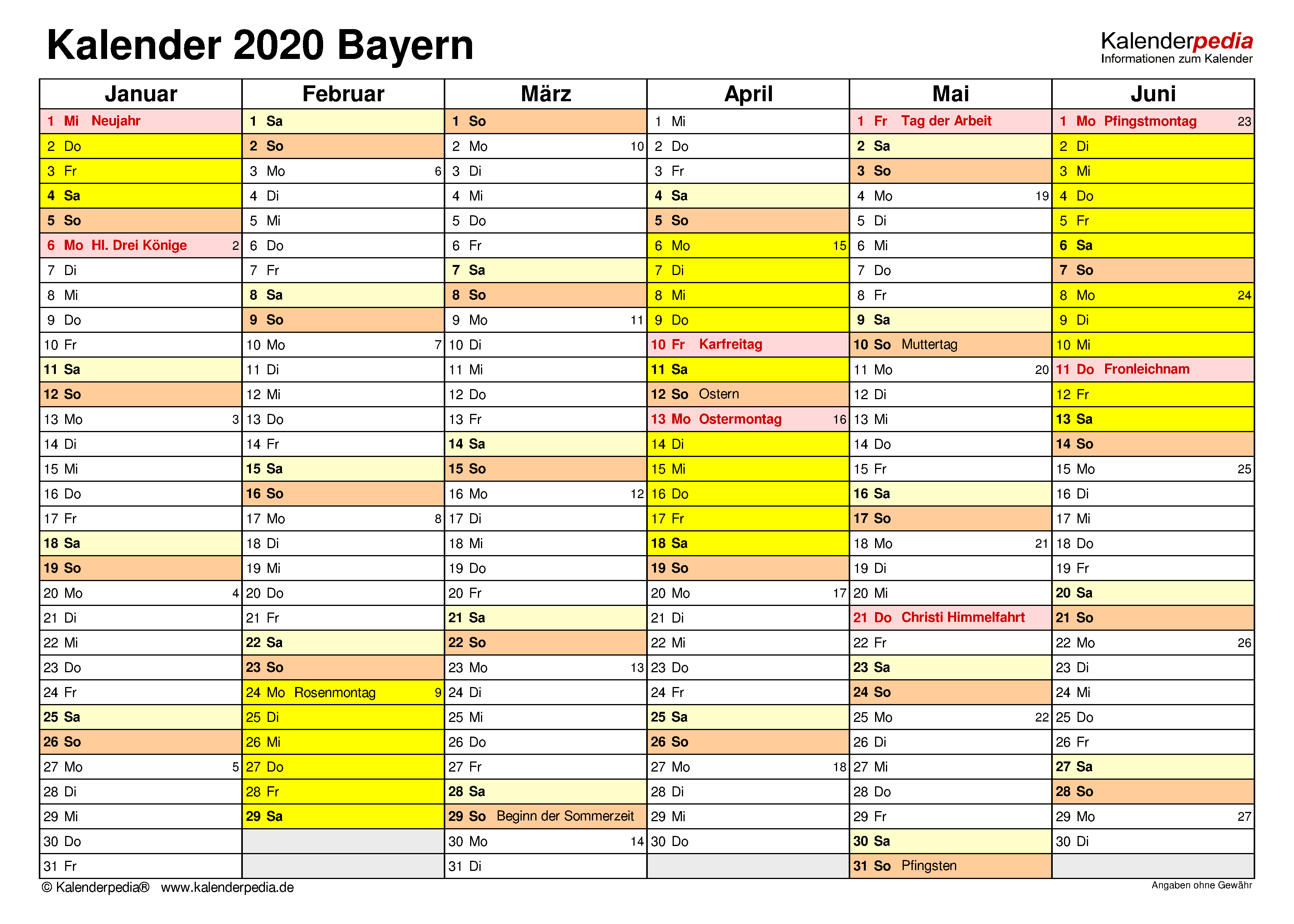 Kalender Mit Feiertage 2021 Bayern / Kalender 2021 Bayern ...