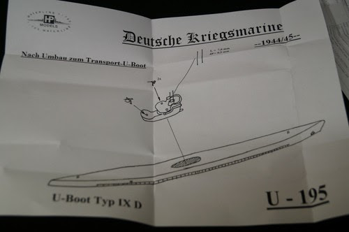 Hp Models 1 700 Wl U Boot Typ Ix D Als Transport U Boot U 195 1944 45 Modellbausatze Plastikmodelle