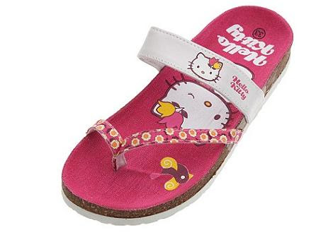 Sandalias de Hello Kitty para niÃ±as: Estas chanclas puedes comprarlas ...