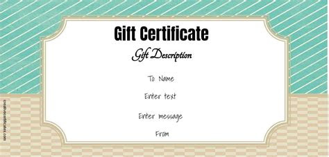  free gift certificate template 50 designs customize online and print