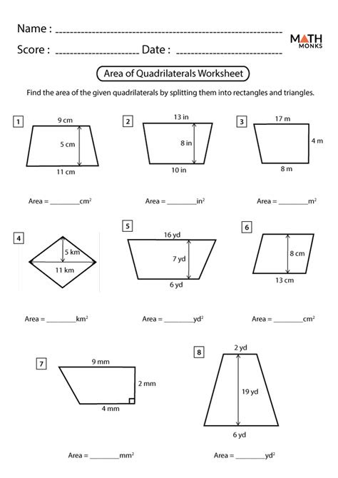 Classifying angles, triangles & quadrilaterals. 4th grade quadrilateral worksheet