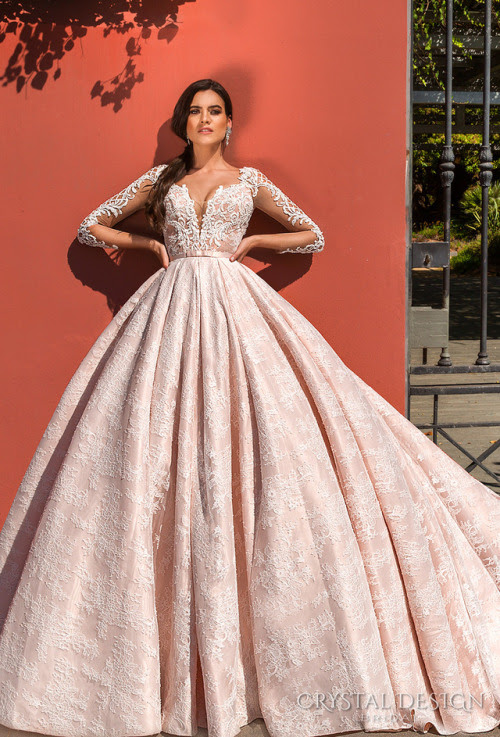 Beautiful Wedding Dresses from the 2017 Crystal Design...