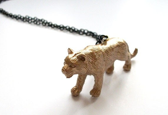 Gold Tiger Necklace
