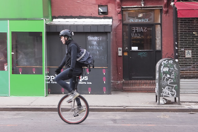 Unicycle, NYC