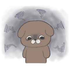 かわいいいぬだね Lineスタンプ うさりょ