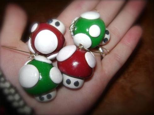 mario mushroom nice ornaments