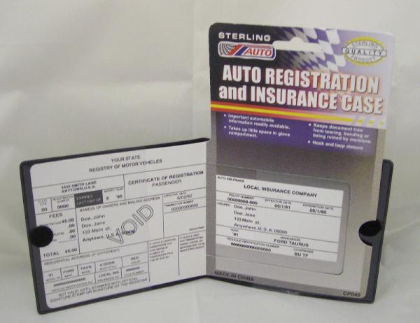 Details about Lot of 10 Auto Registration and Insurance Card Holder