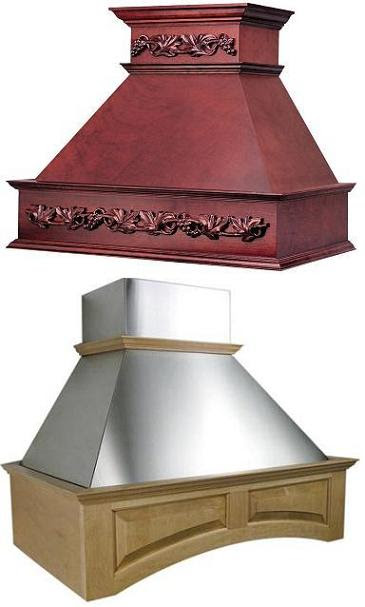 Kitchen Wood Range Hoods