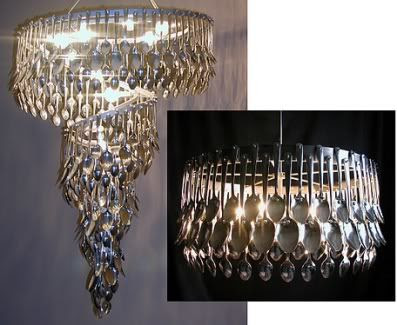 spoon chandeliers