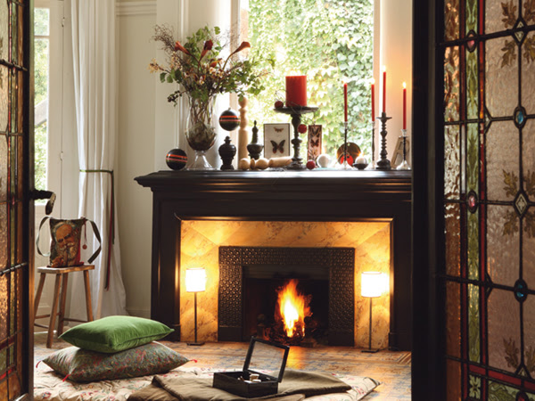 40 Christmas Fireplace Mantel Decoration Ideas