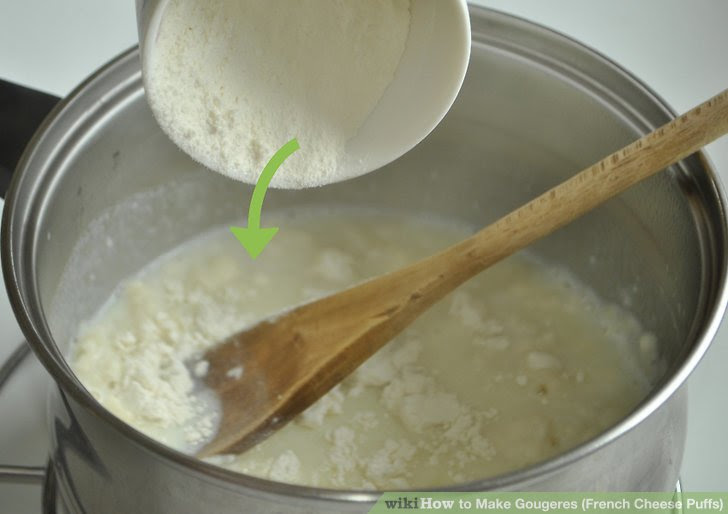 Make Gougeres (French Cheese Puffs) Step 4.jpg