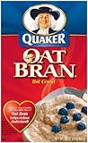 Quaker Oat Bran Hot Cereal, with Fiber and Protein, 16 oz Box (Pack of 6)