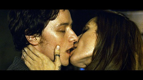 angelina jolie kissing