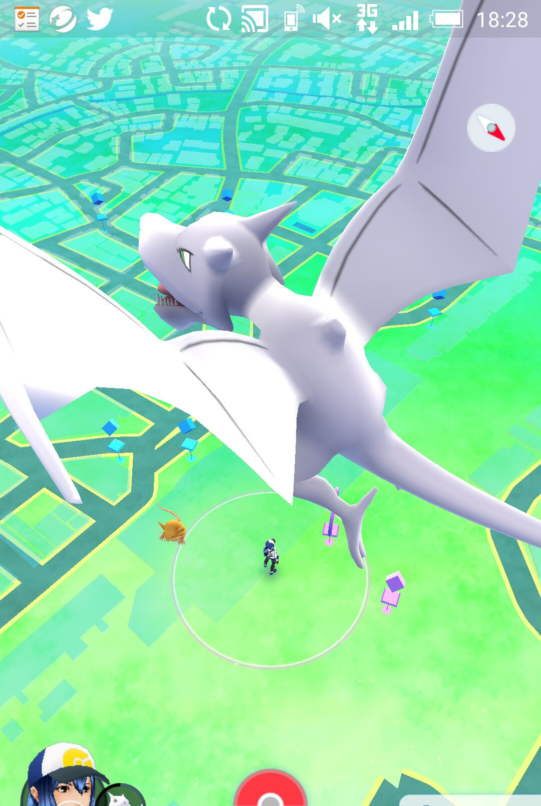 ポケモンgo画像 空を飛んでいるポケモンはこうやって捕獲できる仕様なら神だった ポケモンgo攻略まとめ速報