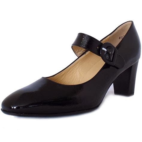 peter kaiser uk didra black patent mary jane pumps