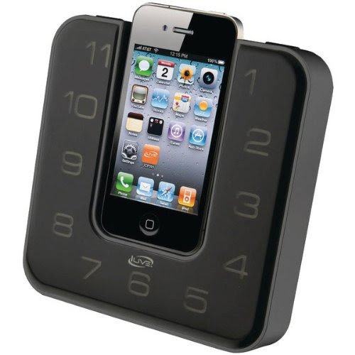 ILIVE iCP391B Clock Radio for iPod/iPhone