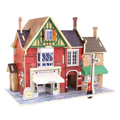 4pc 1:24 DIY Haus Bausatz Basteln Miniatur Puppenhaus ...