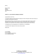 Lettere Rifiuto Candidato - Modelli di documenti per categoria ...