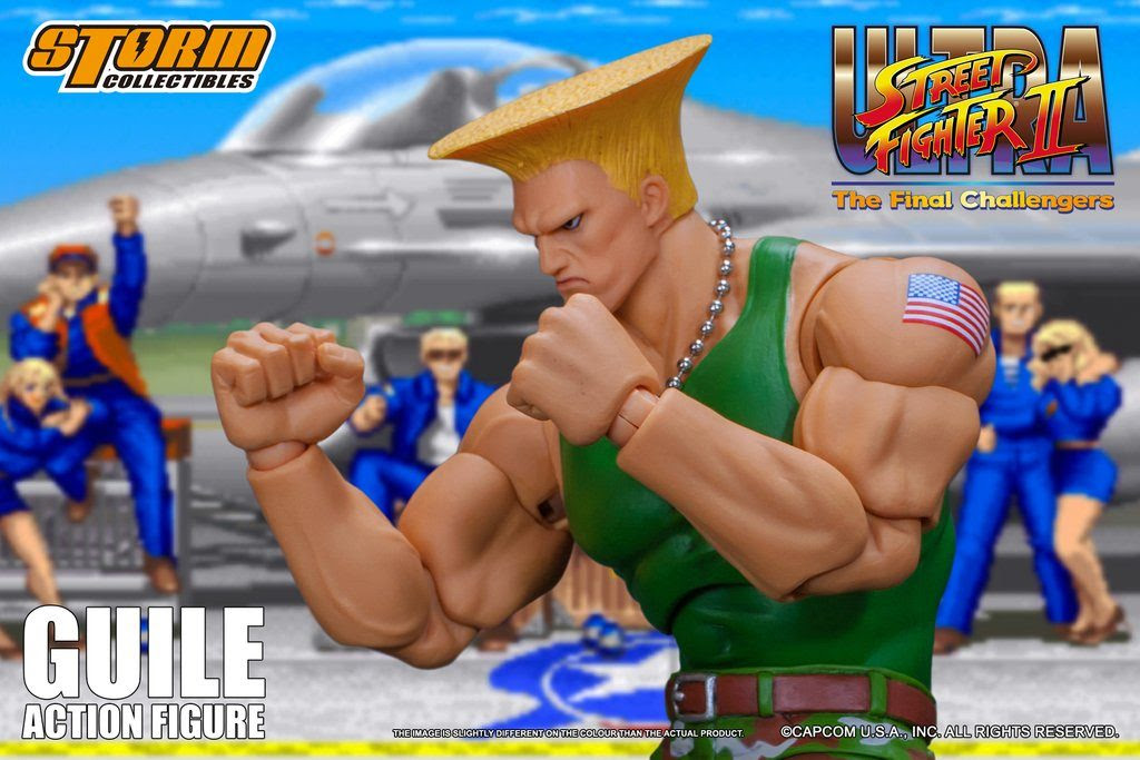 ウルトラストリートファイターii ザ ファイナルチャレンジャーズ アクションフィギュア ガイル Storm Collectibles 公式日本語ページ